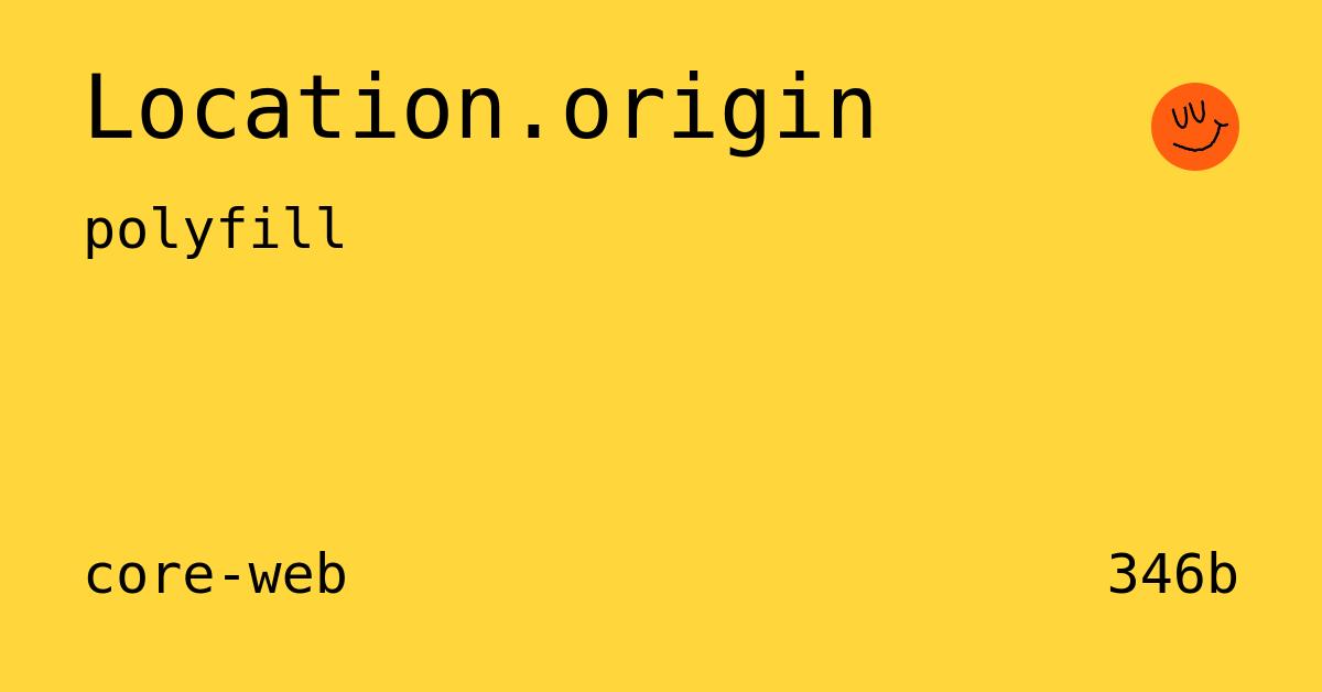 Location. origin coreweb